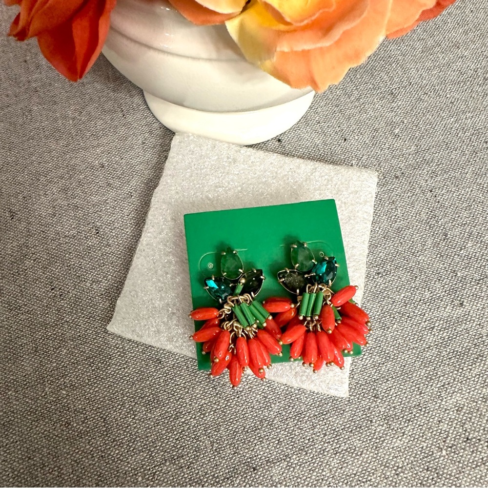 Clare V. Strawberry Drop earrings NWT - Picture 3 of 7